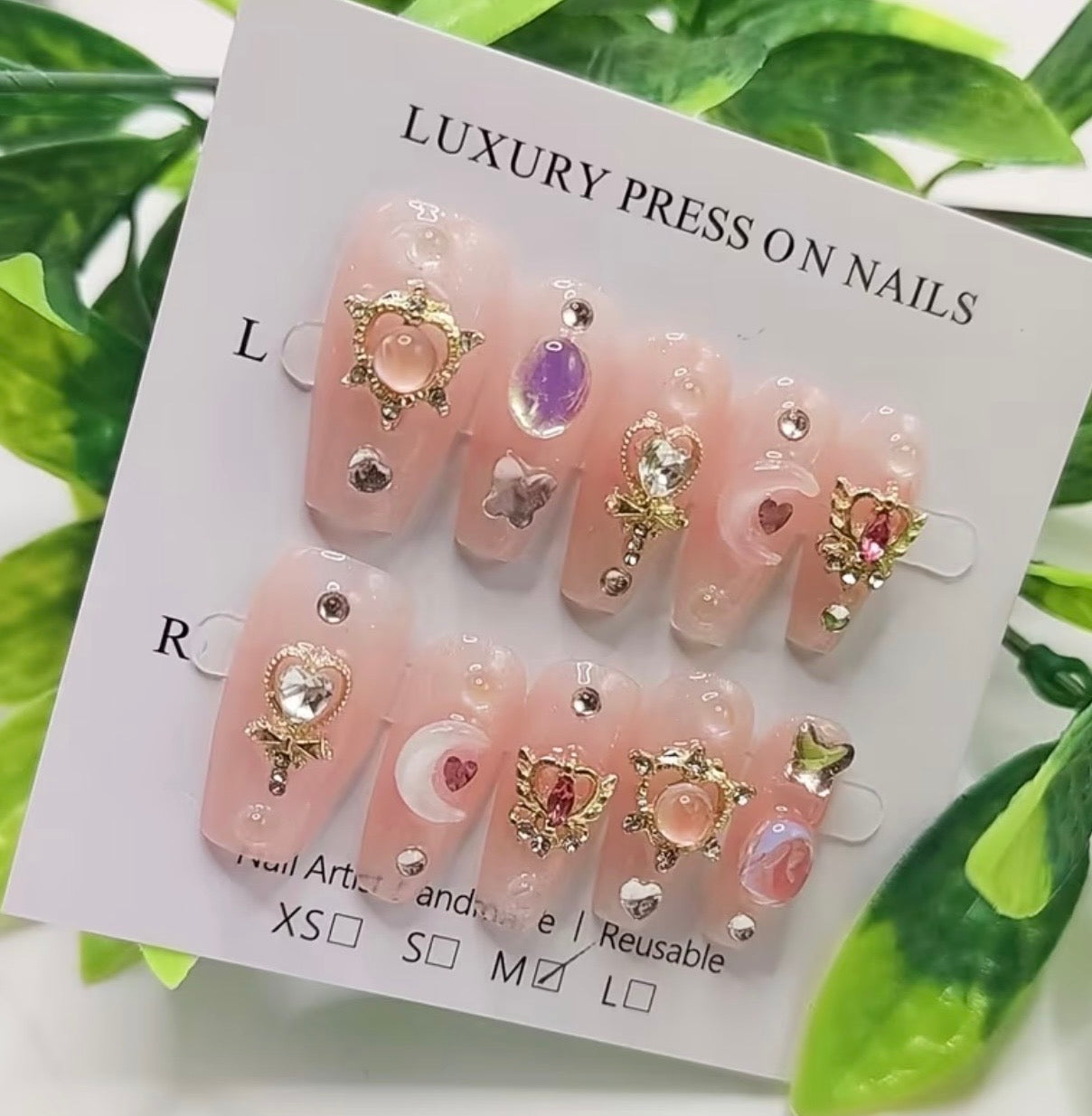 Moonlit Princess Nails