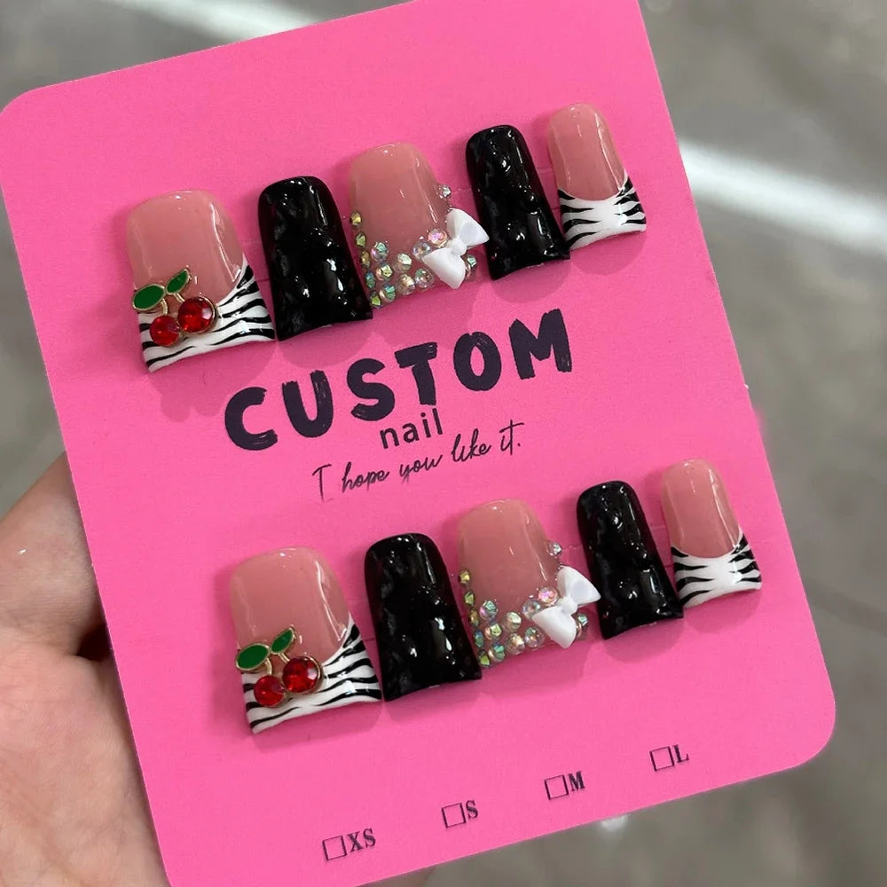 Cherry Spice Nails