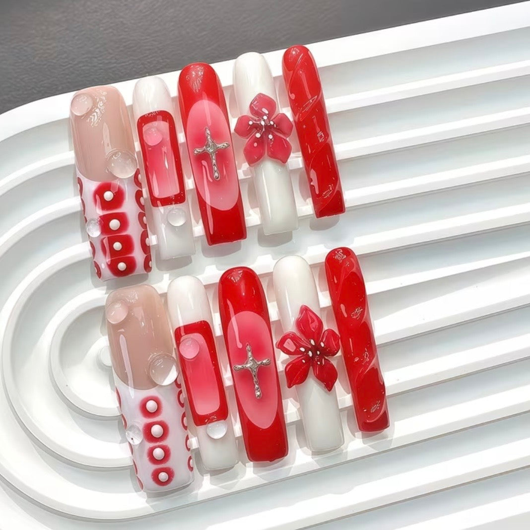 Red Nile Nails