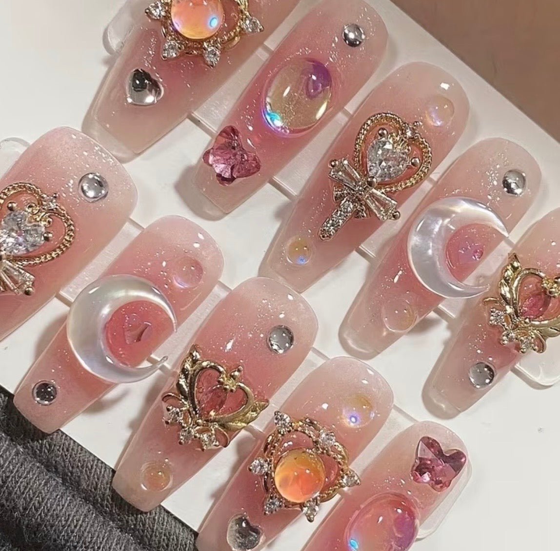 Moonlit Princess Nails