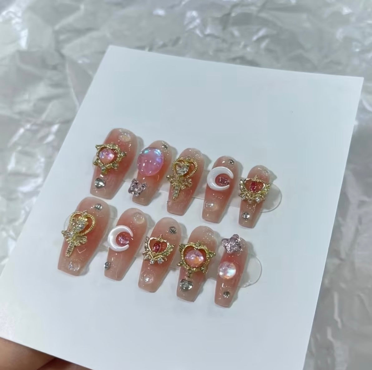 Moonlit Princess Nails