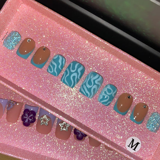 Polar Iced Nails