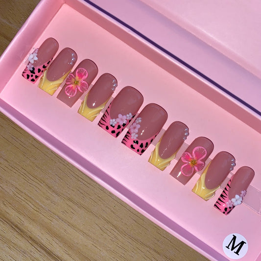 Sweet Sunset Nails