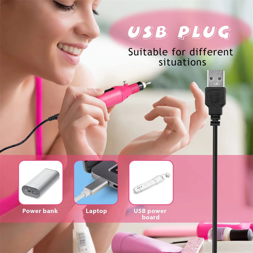Electric Nail Sander Set