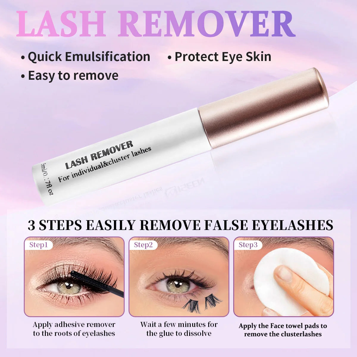 Eyelashes Cluster Cat Eye Natural long