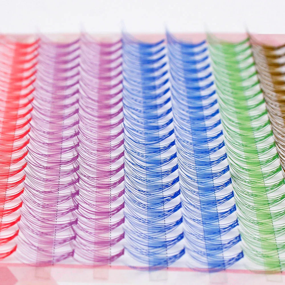 3D Russian Curly Thin Eyelash Clusters