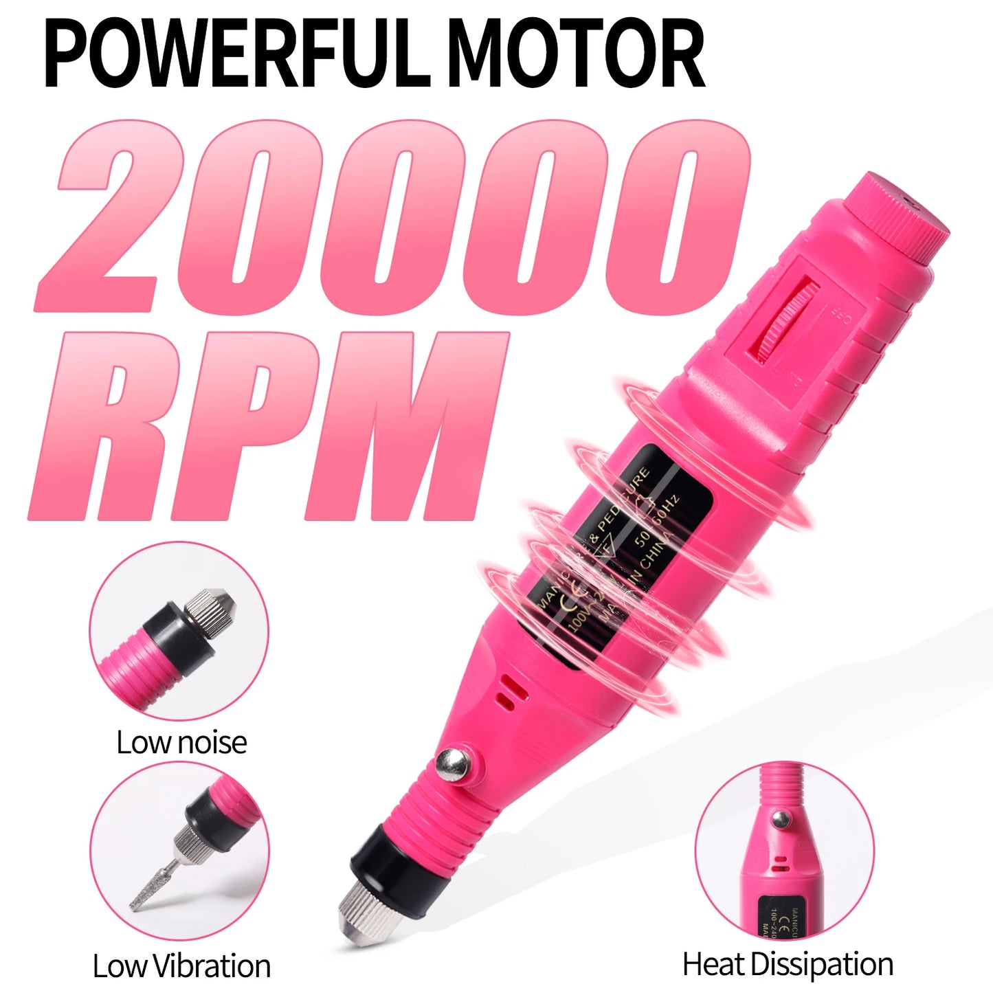 Electric Nail Sander Set