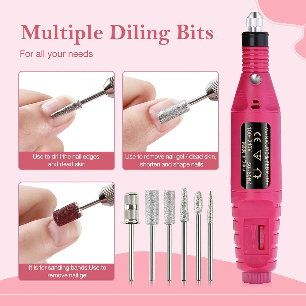 Electric Nail Sander Set