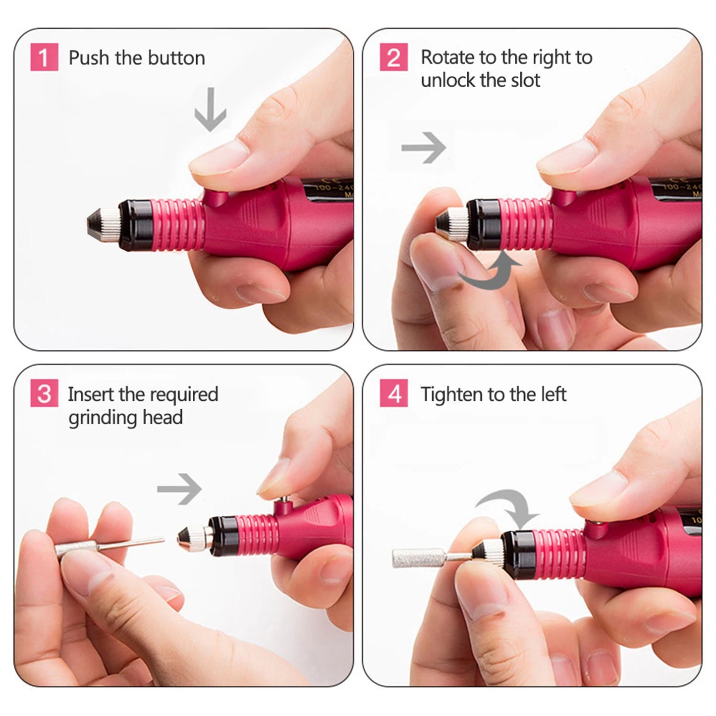 Electric Nail Sander Set