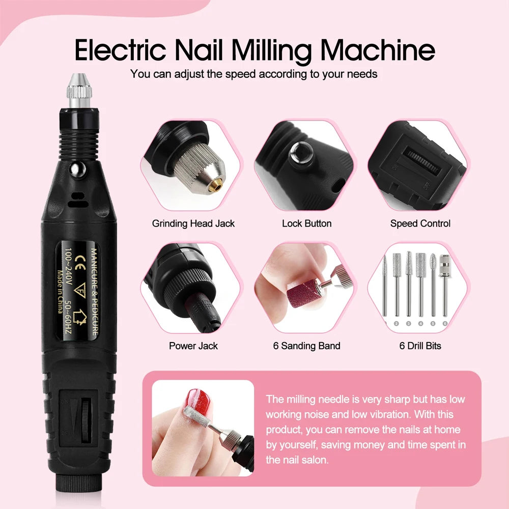 Electric Nail Sander Set