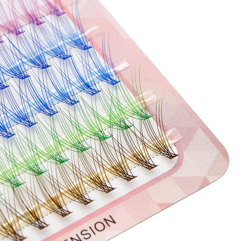 3D Russian Curly Thin Eyelash Clusters