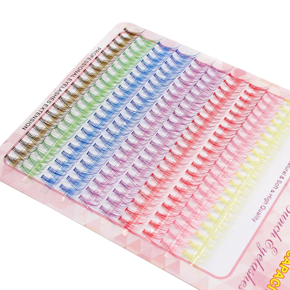 3D Russian Curly Thin Eyelash Clusters