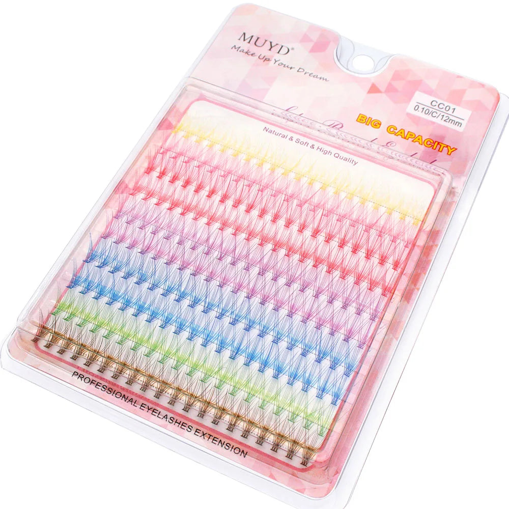 3D Russian Curly Thin Eyelash Clusters