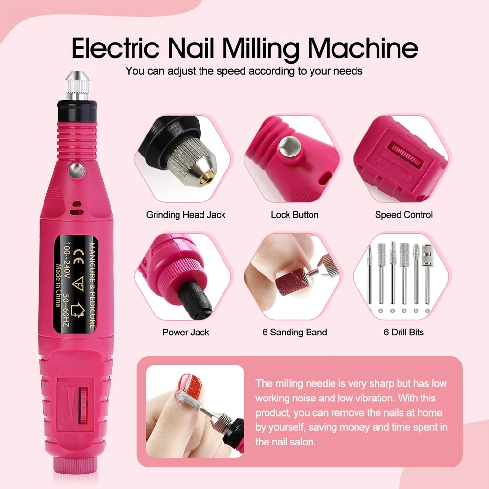 Electric Nail Sander Set
