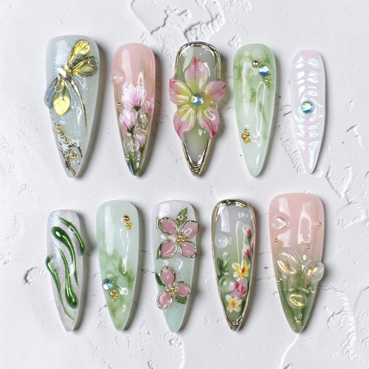 Lily Pad Nails