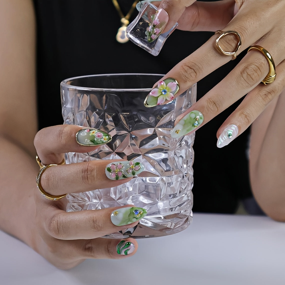 Lily Pad Nails
