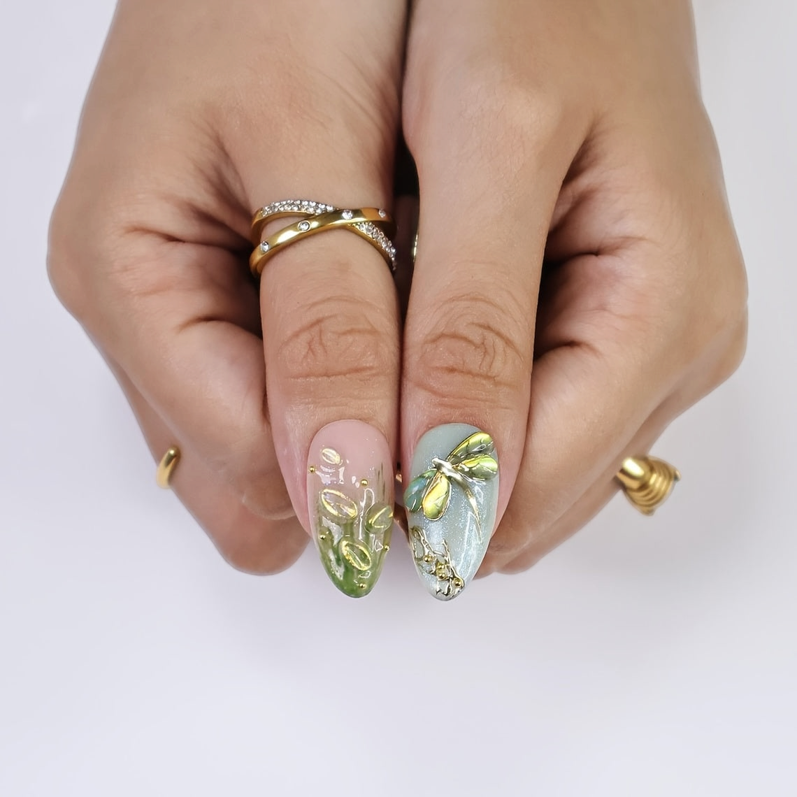 Lily Pad Nails