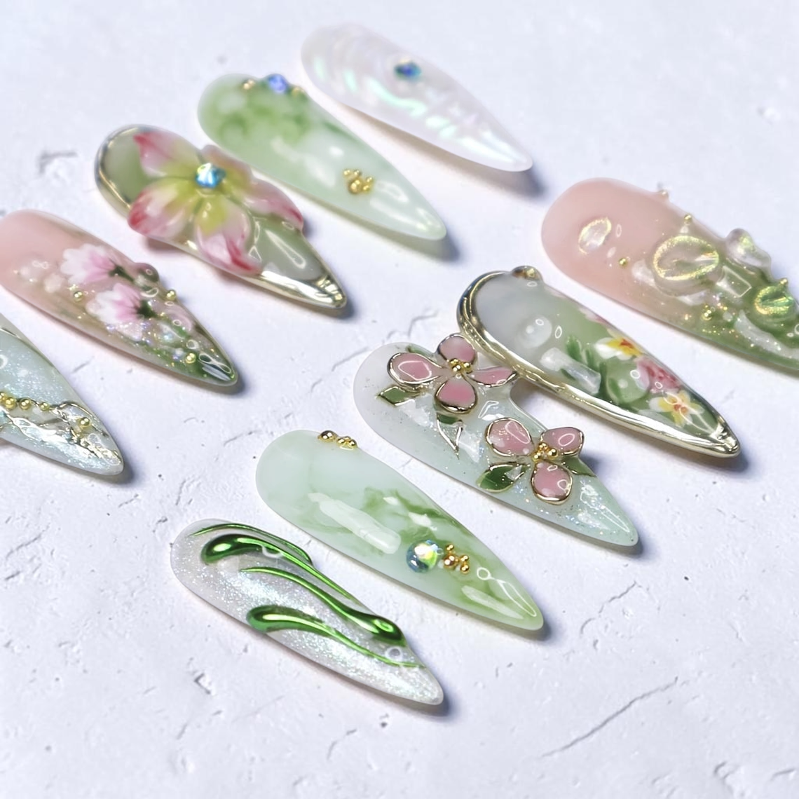 Lily Pad Nails